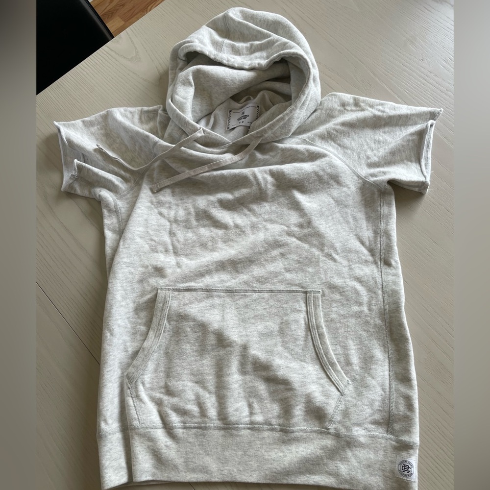 Reigning Champ - Gray Short Sleeve Hoodie